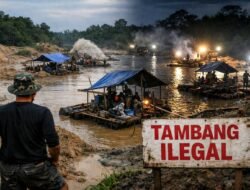 Tantangan Terbuka untuk Aparat Penegak Hukum Tambang Ilegal Berani Beroperasi Lagi di Jade Bahrin. 