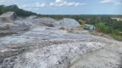 Bertahun-Tahun Tambang Batu Ilegal, Bukit Saksan, Libak Sabung,Kerja Siang Malam, Kemana Aparat Penegak Hukum, 