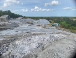 Bertahun-Tahun Tambang Batu Ilegal, Bukit Saksan, Libak Sabung,Kerja Siang Malam, Kemana Aparat Penegak Hukum, 